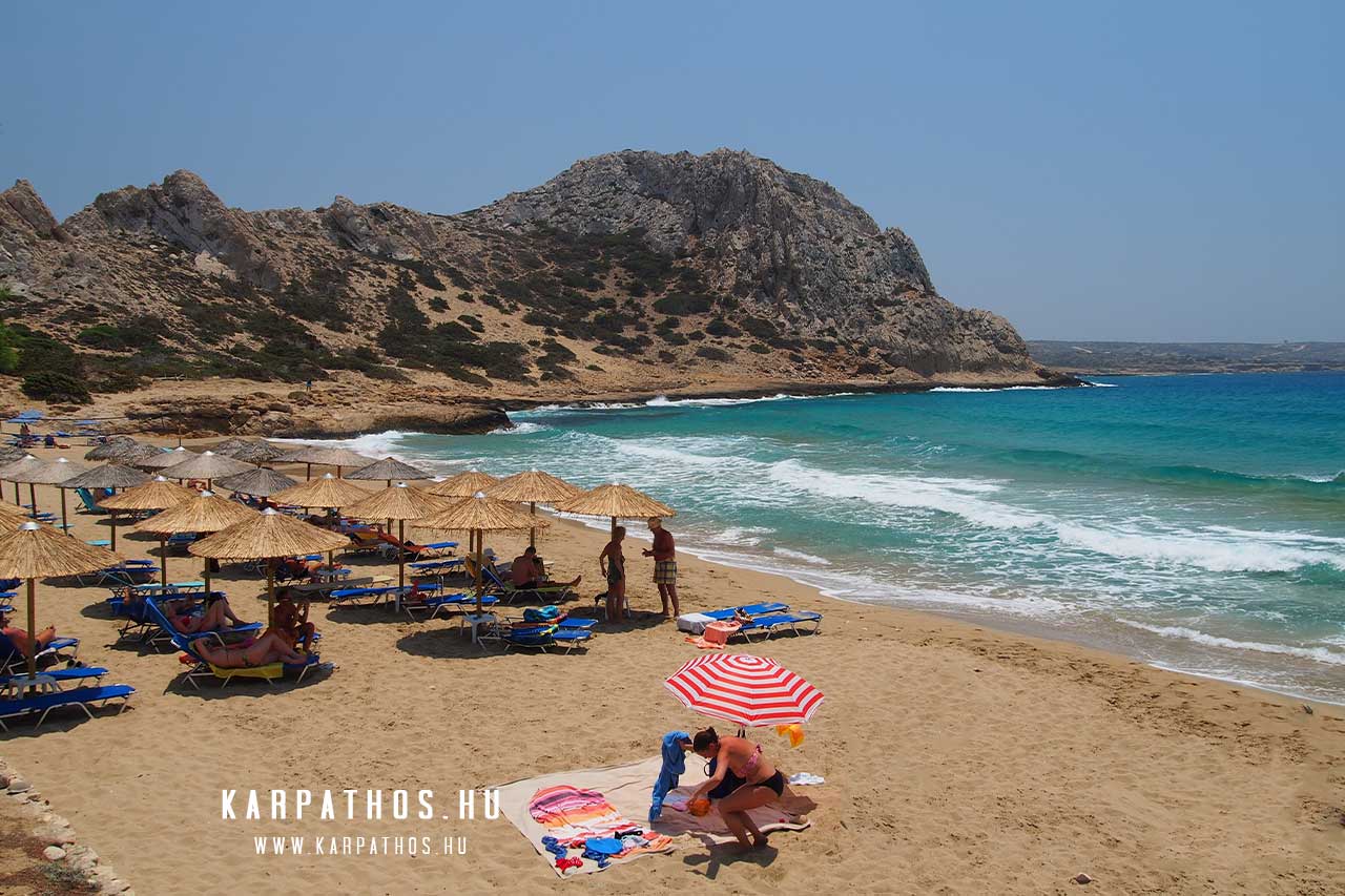 Arkasa Karpathos Agios Nikolaos beach