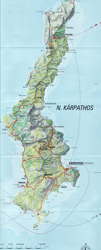 Karpathos térkép letöltés (Karpathos map download)