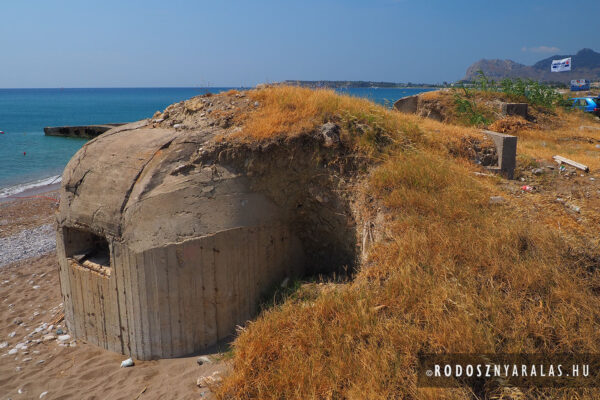 Katonai bunker Afandounál
