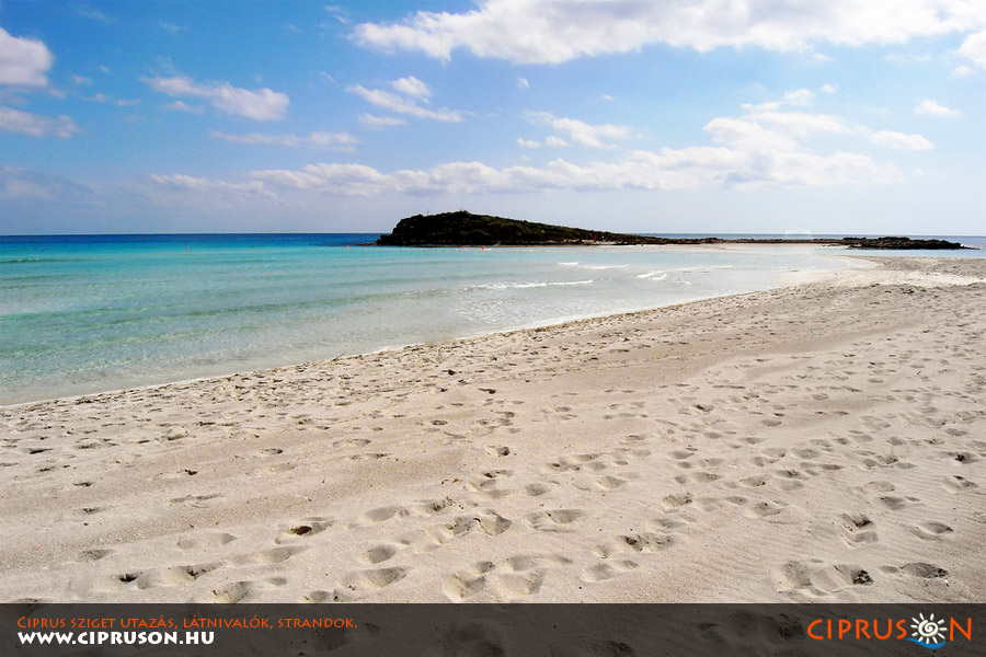 Ciprus legszebb strandja, Nissi beach Ayia Napa
