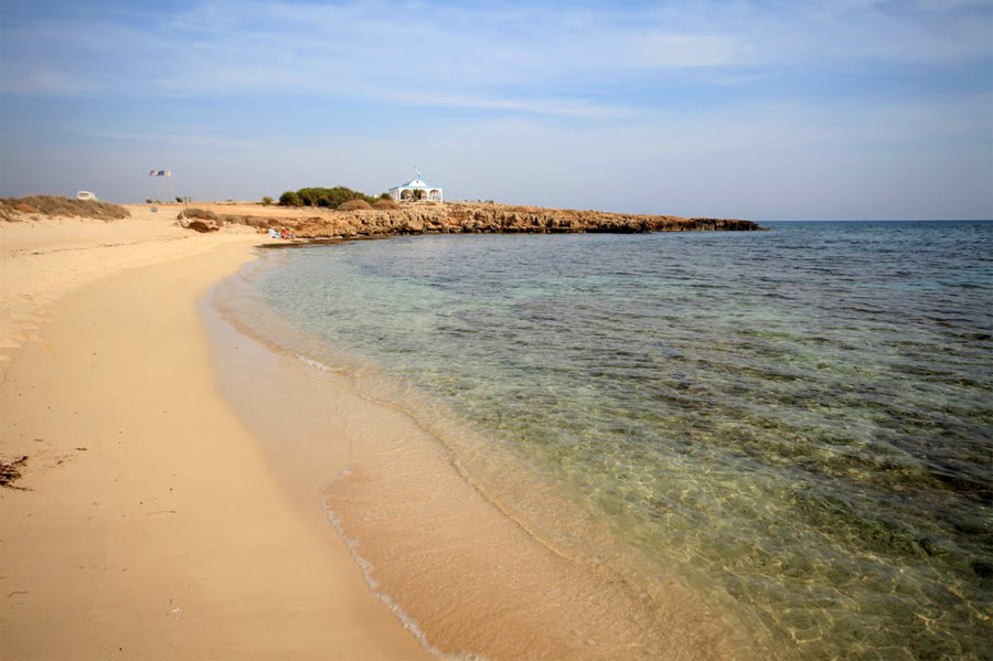 Ayia Thekla strand, Ayia Napa (Agia Thekla beach)