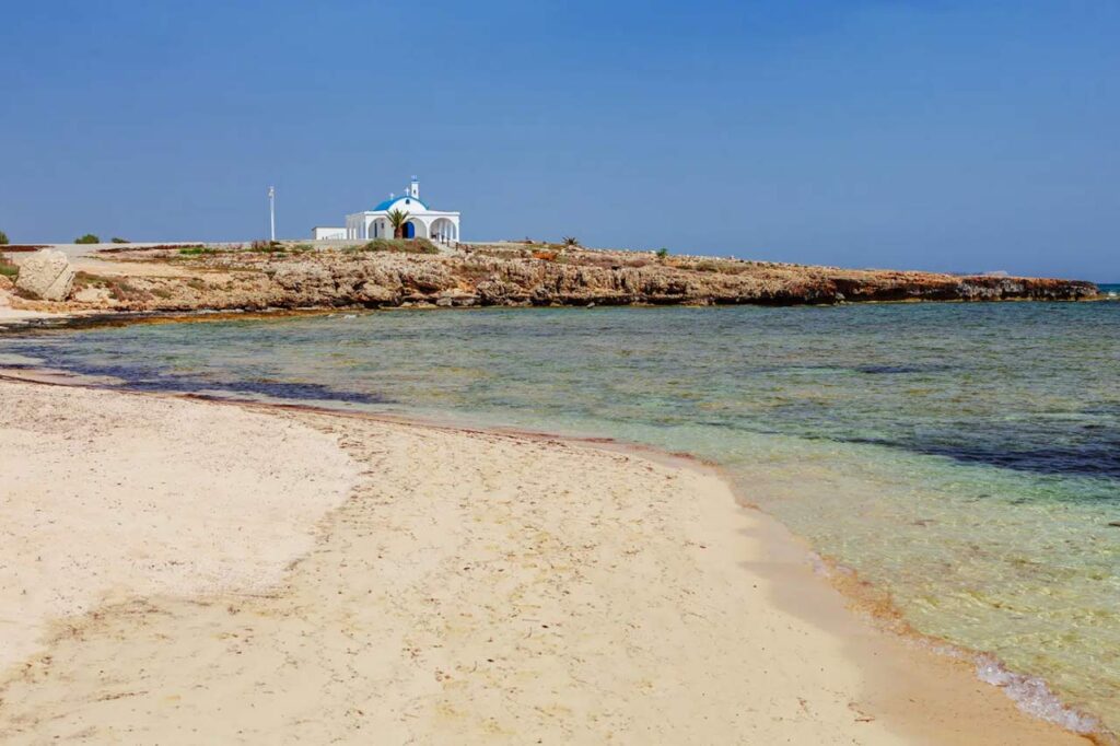 Agia Thekla beach Agia Napa Ciprus