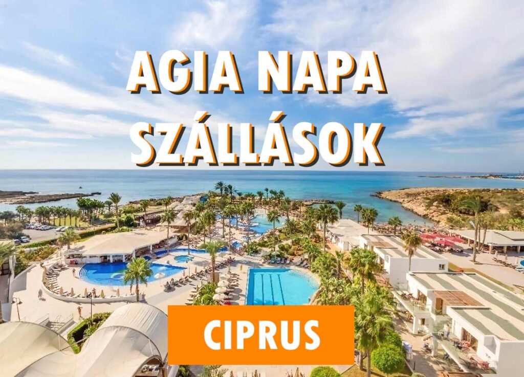 Ciprus Agia Napa szállások apartmanok szállodák
