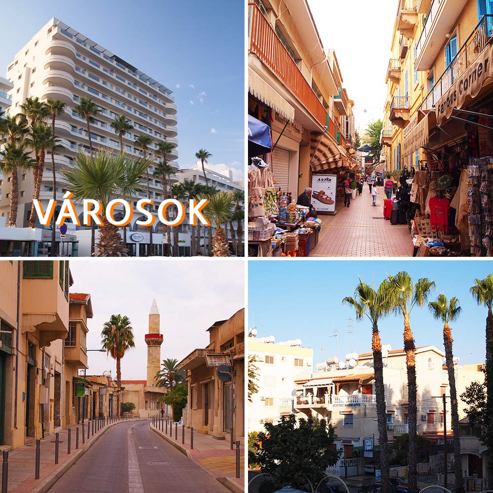 Ciprus városok, városnézés