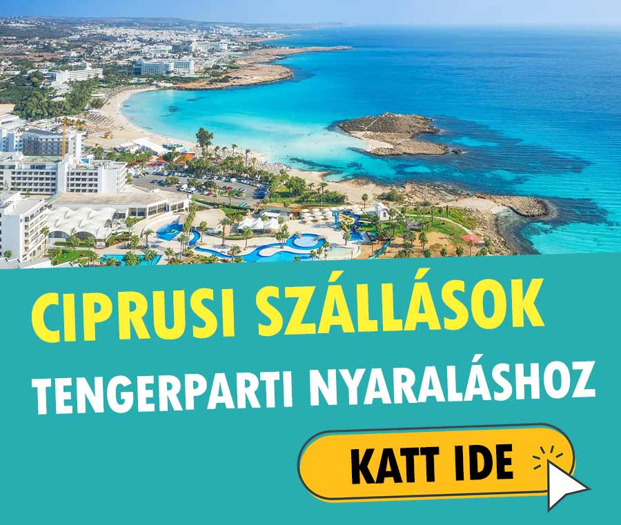 Ciprus nyaralás tengerparton egyénileg szállások